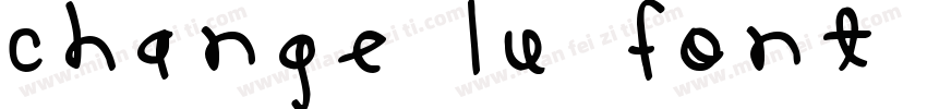 Change Lu Font Extr字体转换
